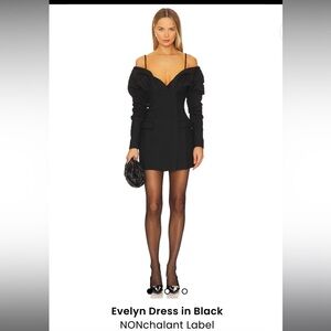 Black NONchalant dress in size small!